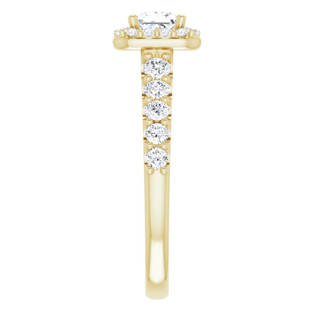 square-14K Yellow gold