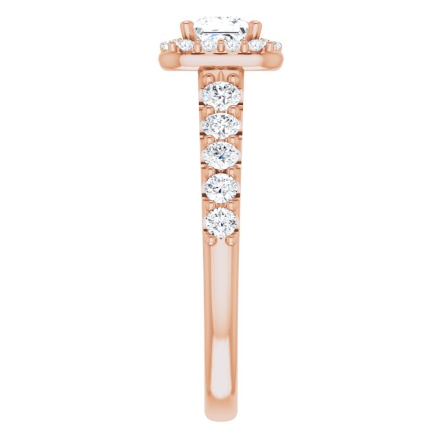 square-18K Rose gold