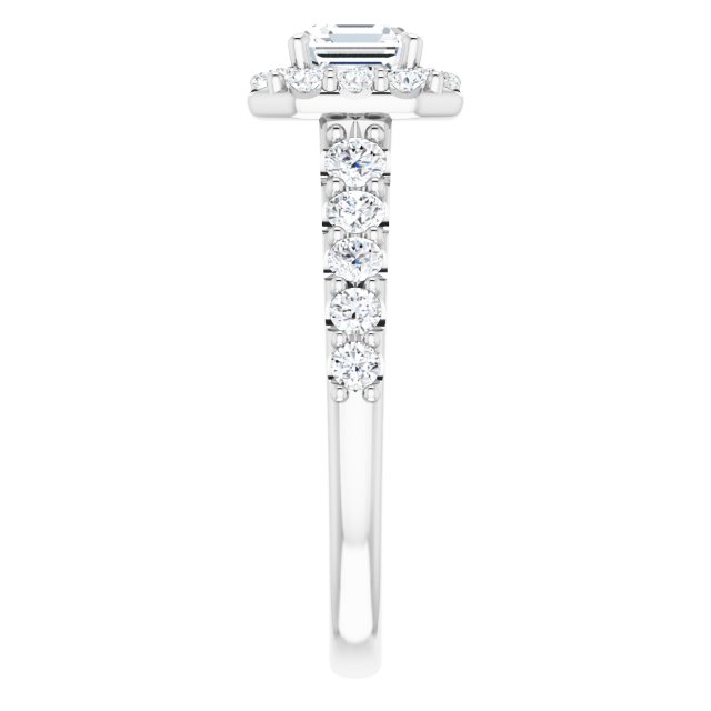 asscher-14K White gold