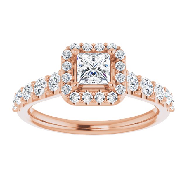 square-10K Rose gold