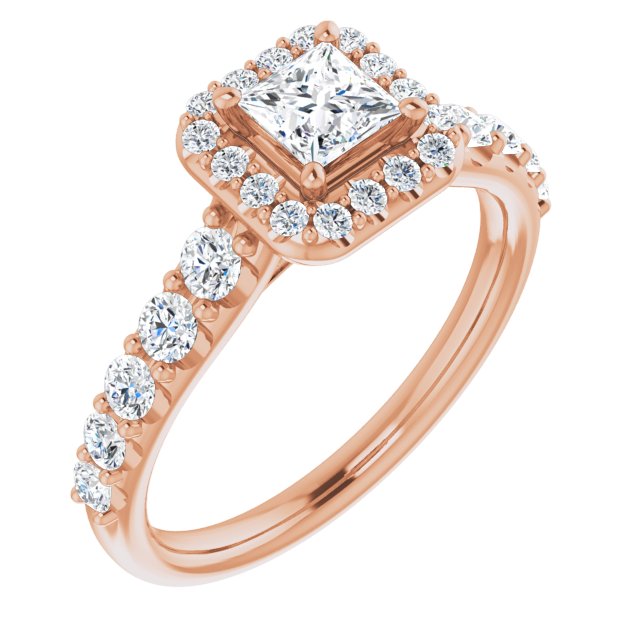 square-14K Rose gold