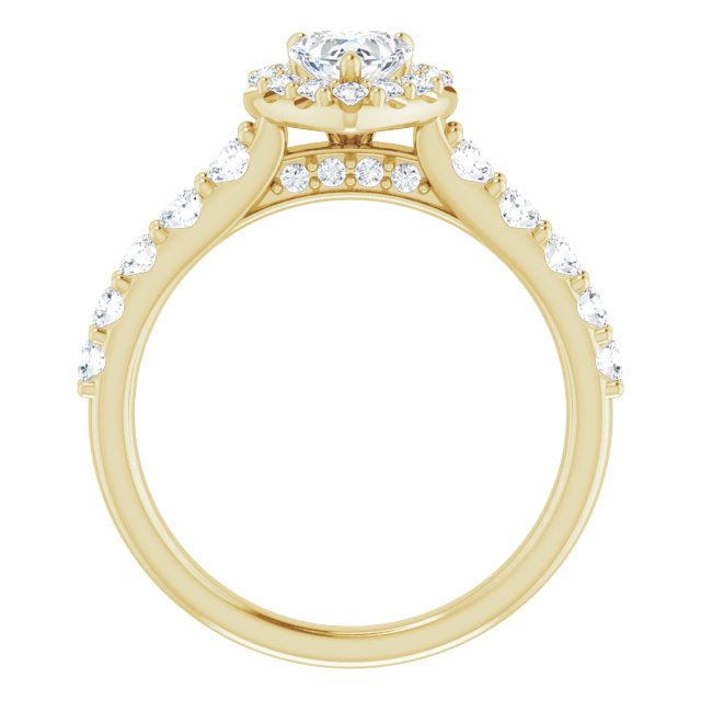 heart-14K Yellow gold