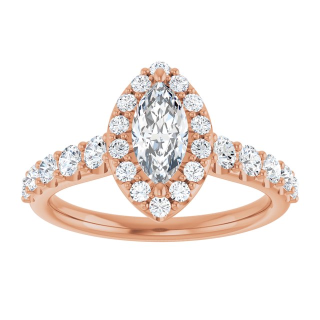 marquise-10K Rose gold