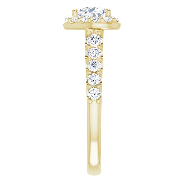 heart-10K Yellow gold