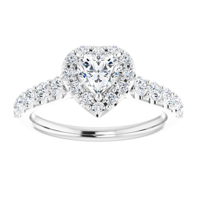 heart-10K White gold