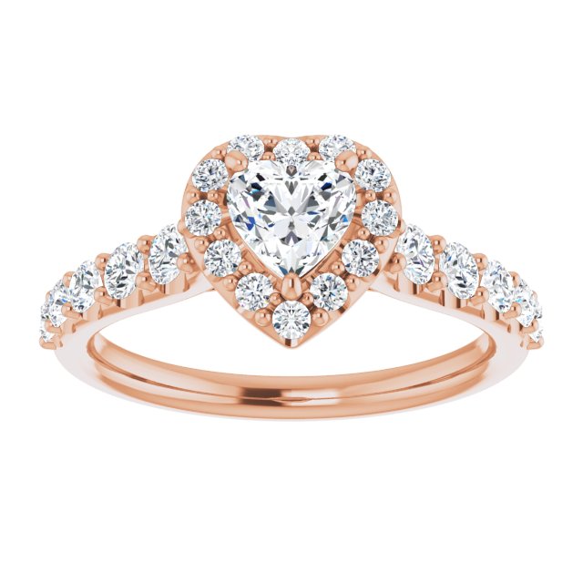 heart-14K Rose gold