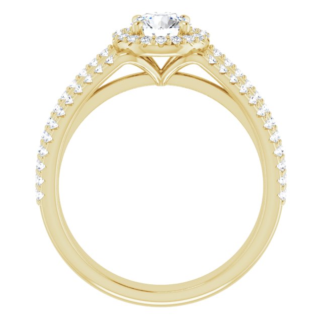 round-10K Yellow gold