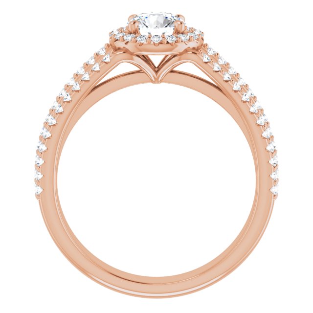 round-18K Rose gold