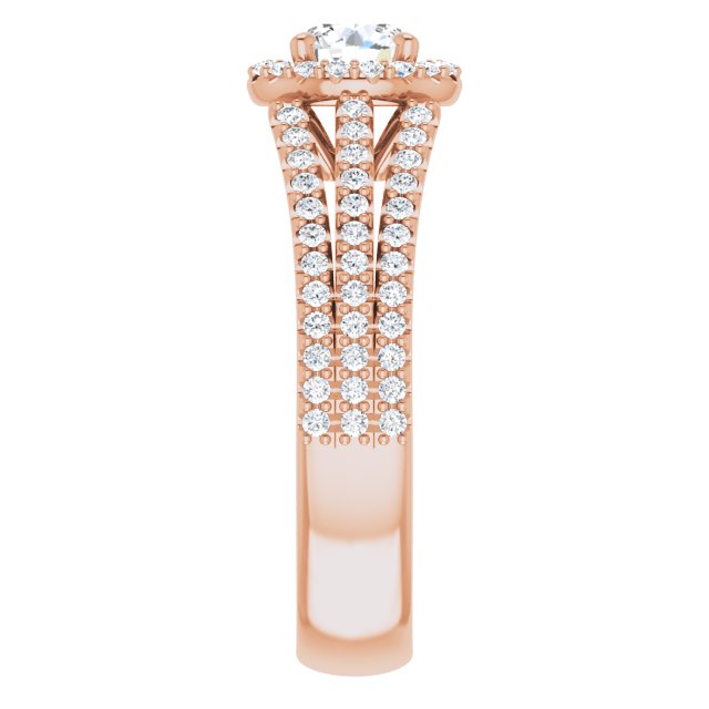 round-10K Rose gold