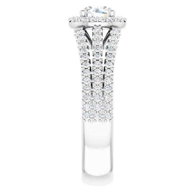 round-10K White gold