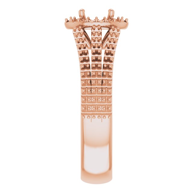 oval-18K Rose gold