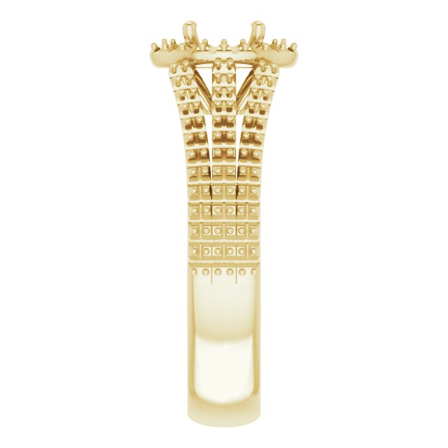 oval-10K Yellow gold