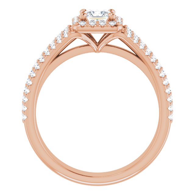 square-14K Rose gold
