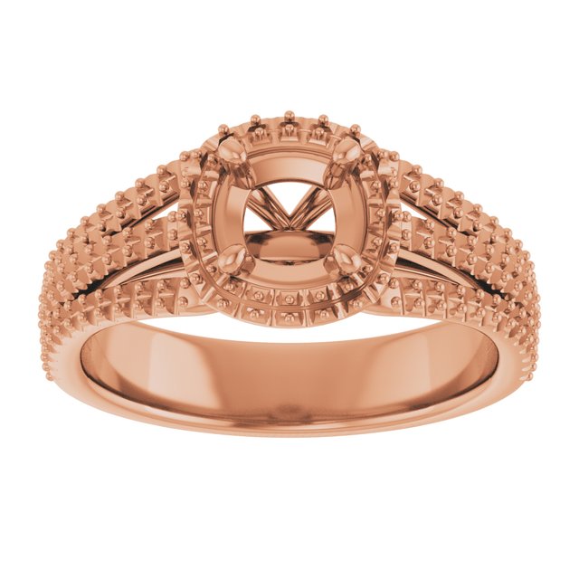 cushion-10K Rose gold