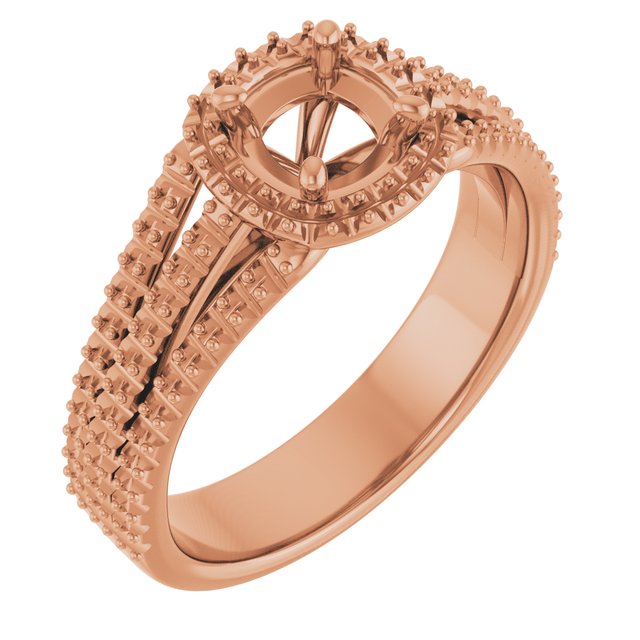 cushion-18K Rose gold