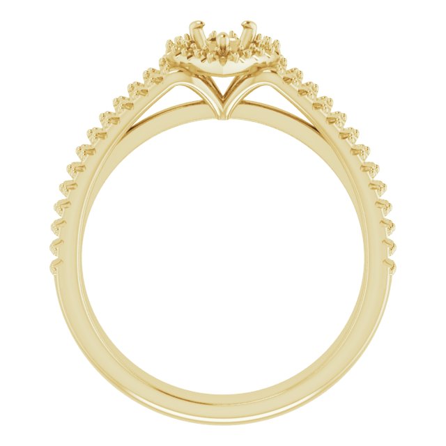 pear-14K Yellow gold