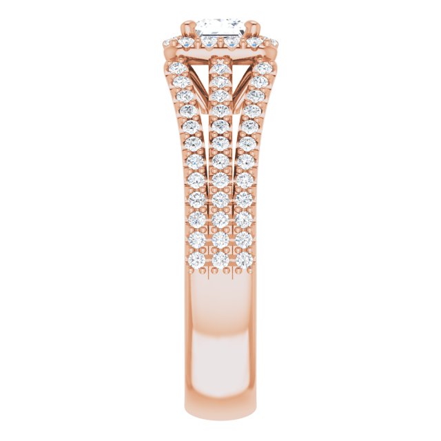 square-14K Rose gold
