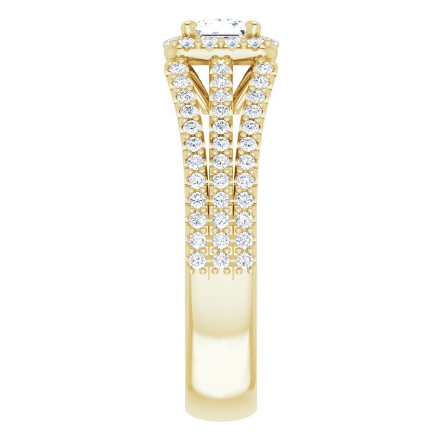 square-14K Yellow gold