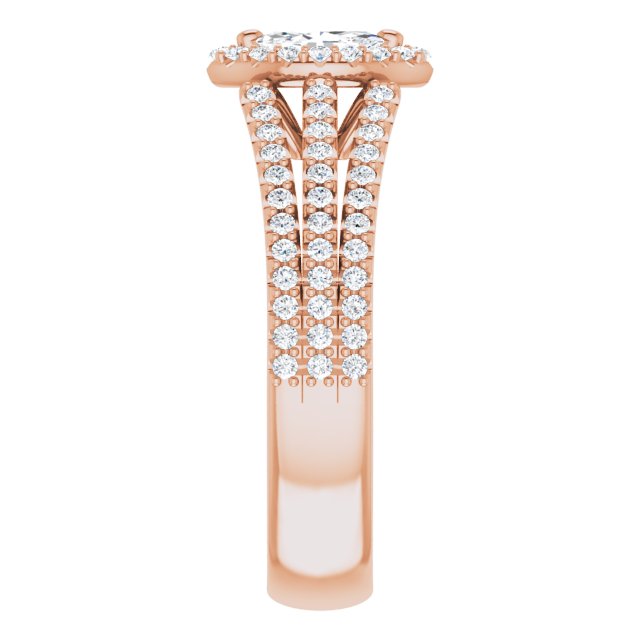 marquise-10K Rose gold