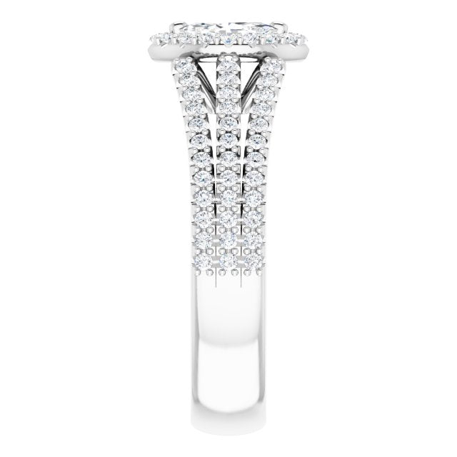 marquise-14K White gold