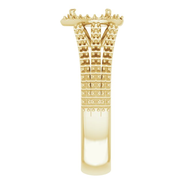 pear-14K Yellow gold