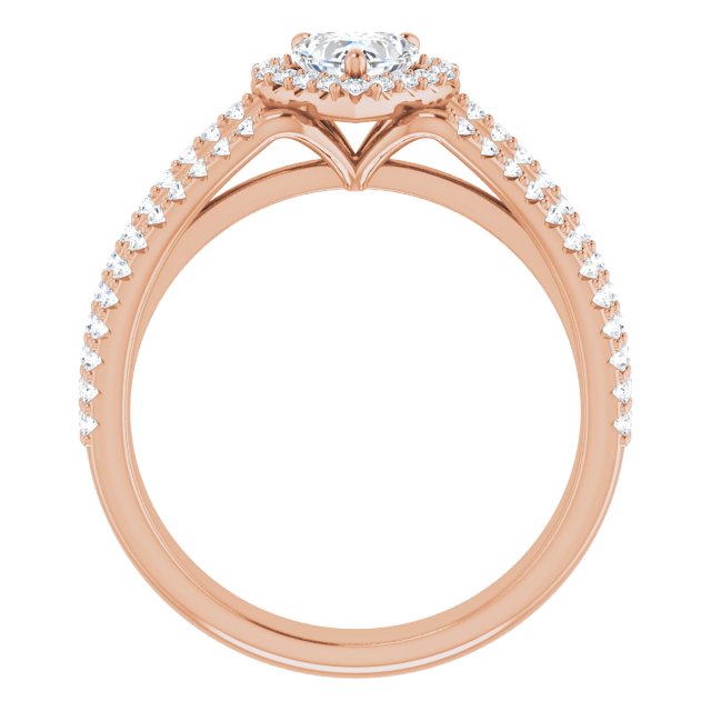 heart-14K Rose gold