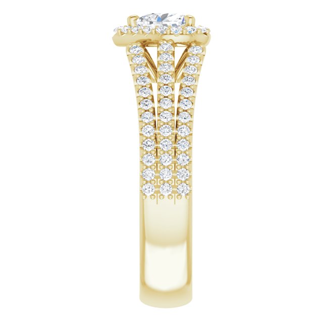 heart-14K Yellow gold