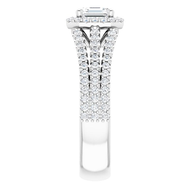 asscher-10K White gold