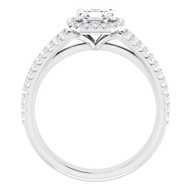 asscher-10K White gold