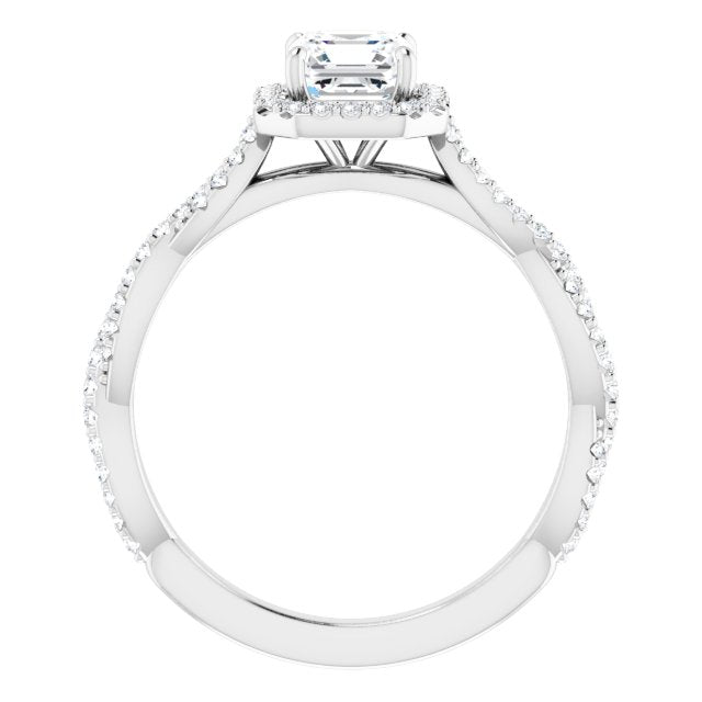 asscher-18K White gold