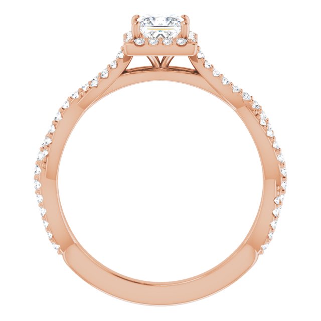 square-14K Rose gold