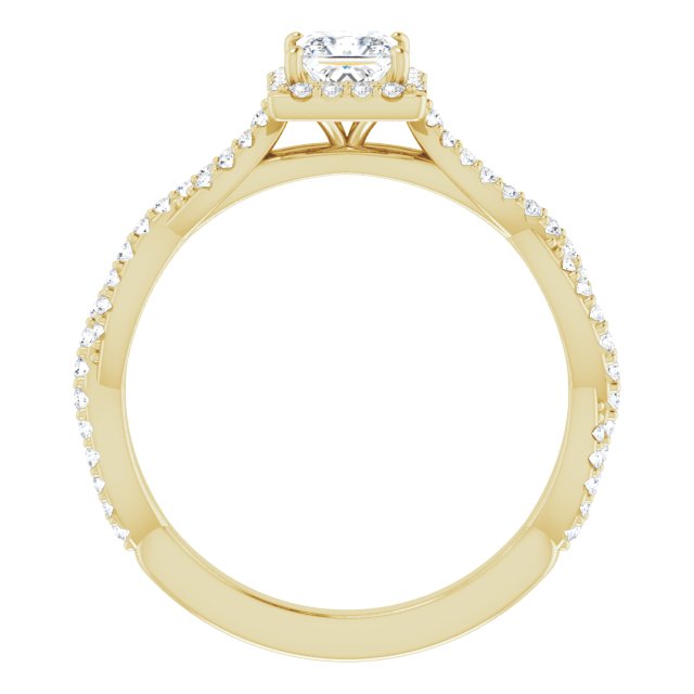 square-10K Yellow gold