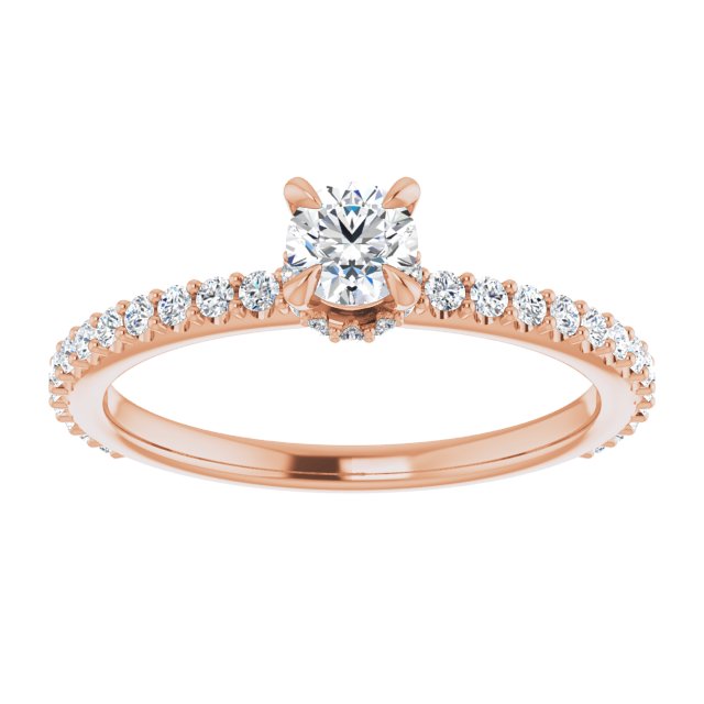 round-10K Rose gold