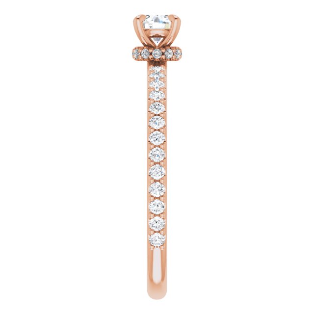 round-10K Rose gold