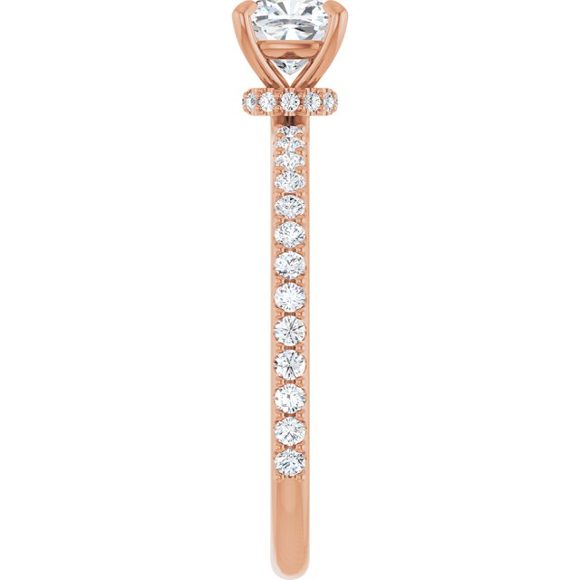 cushion-14K Rose gold