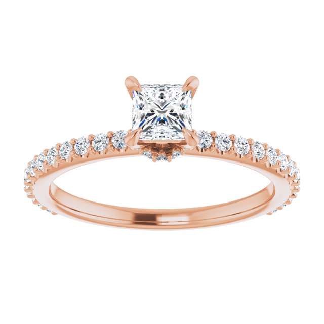 square-10K Rose gold