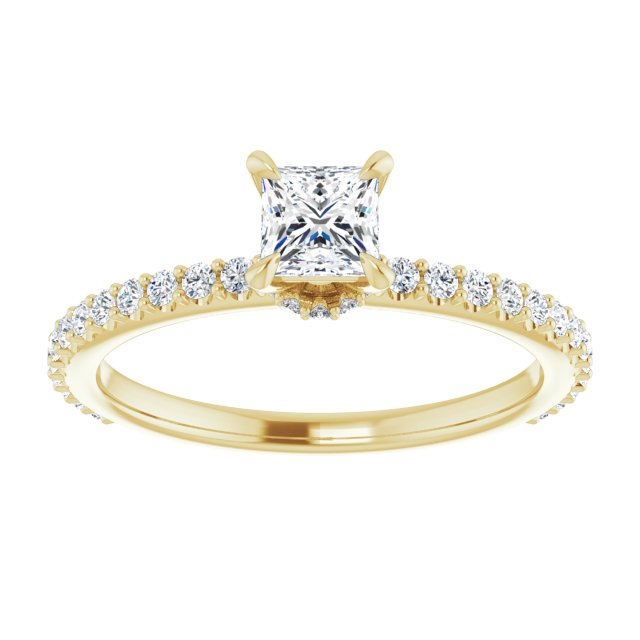 square-10K Yellow gold