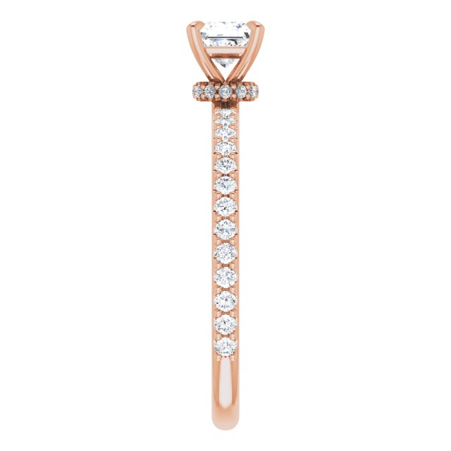 square-18K Rose gold