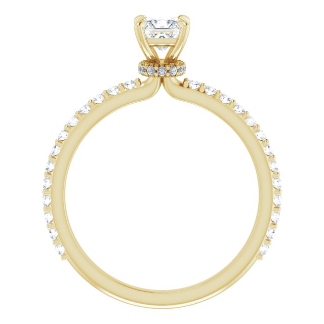 square-10K Yellow gold