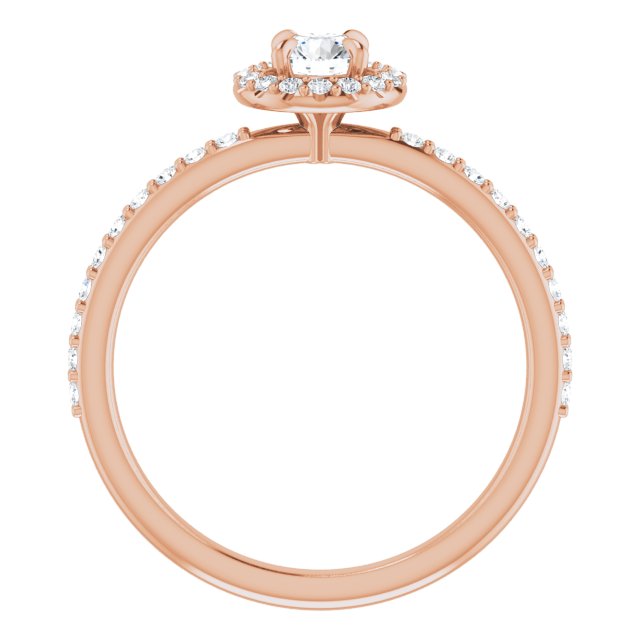 round-18K Rose gold