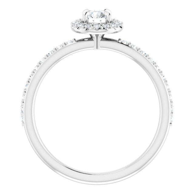 round-10K White gold