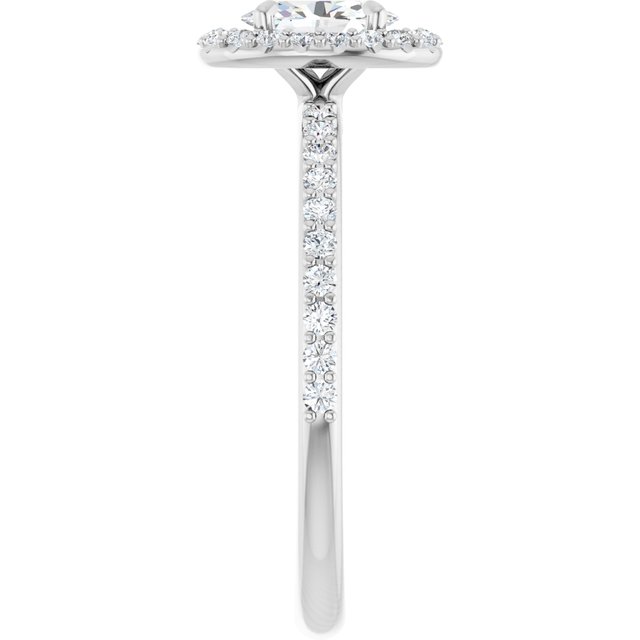 oval-10K White gold