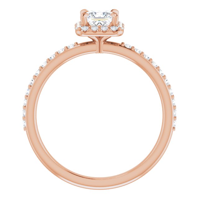 square-14K Rose gold