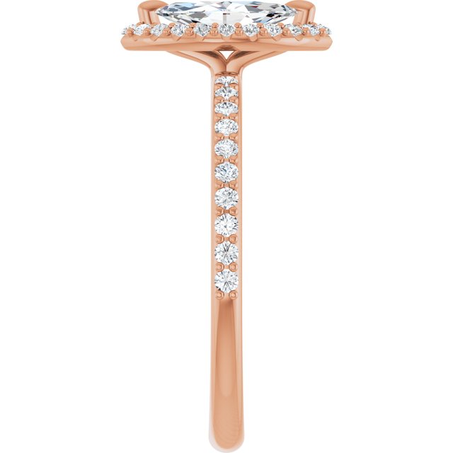 marquise-10K Rose gold
