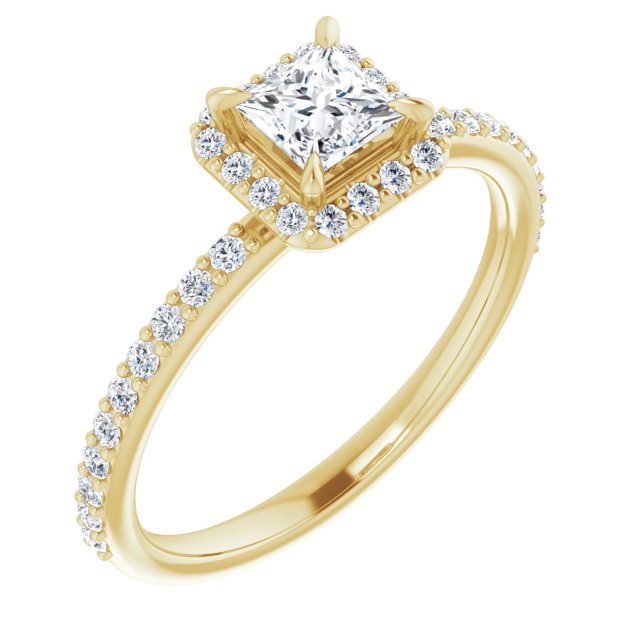 square-10K Yellow gold