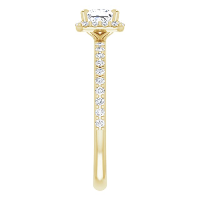 square-10K Yellow gold