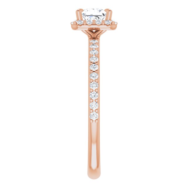 square-18K Rose gold