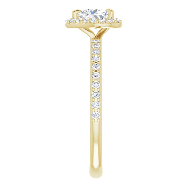 heart-14K Yellow gold