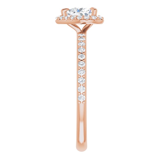 heart-14K Rose gold