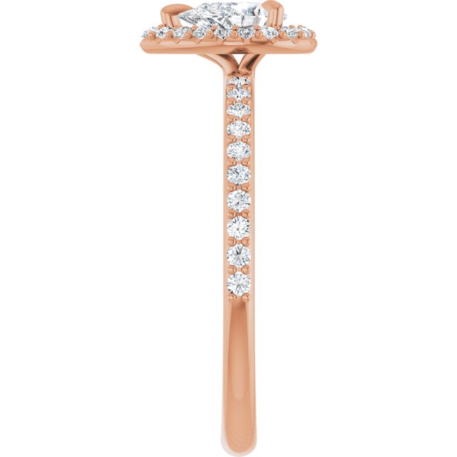 pear-18K Rose gold